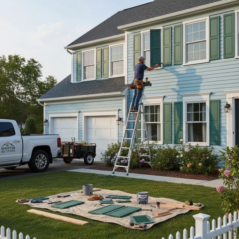 Shutter Reattachment in Alpharetta, GA